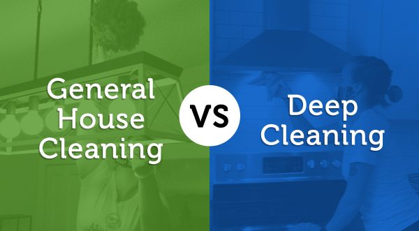 standard vs deep cleaning list